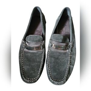 Calvin Klein- Milton Black Suede Loafers Size 10.5
